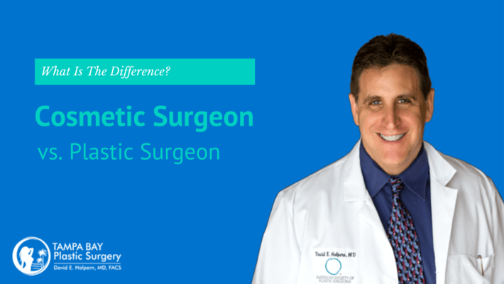 The terms “cosmetic surgeon” and “plastic surgeon” are often misused – when, in fact, there are big differences. Dr. David Halpern clears up the confusion.