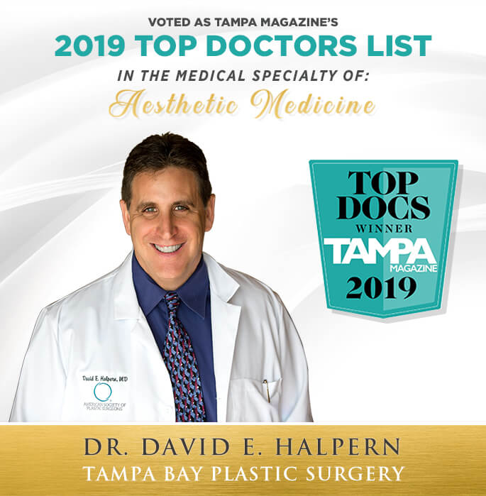 Tampa Plastic Surgeon, Dr. Halpern voted top doctor in 2019
