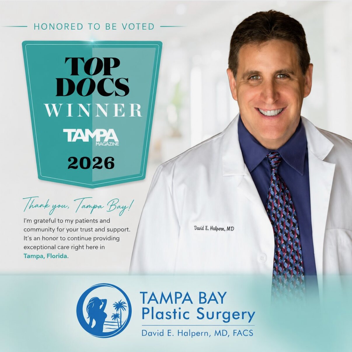 Dr. David Halpern, Tampa Magazine Top Doctor for 2026
